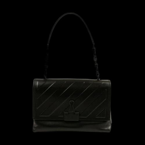 Off-White Embossed Diag Soft Bag 'Black'