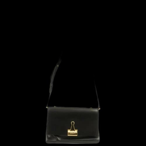 Off-White Soft Medium Paperclip Bag 'Black'