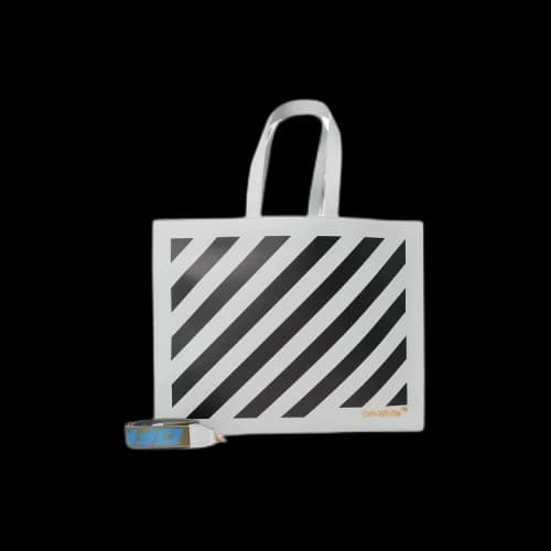 Off-White Diag Hybrid Shop 48 Lettering Bag 'White/Black'