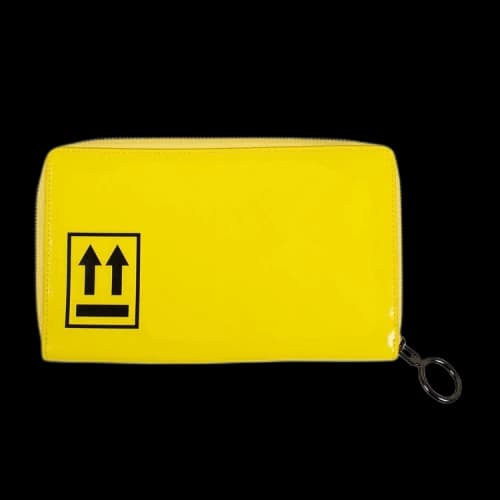 Off-White Zip Around Wallet 'Yellow'