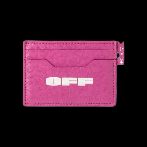 Off-White Card Holder 'Fuchsia/White'