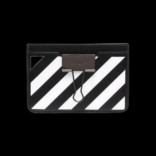 OFF-WHITE Card Case Binder Simple Black/White