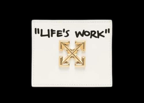 Off-White Life's Work Coin Wallet White