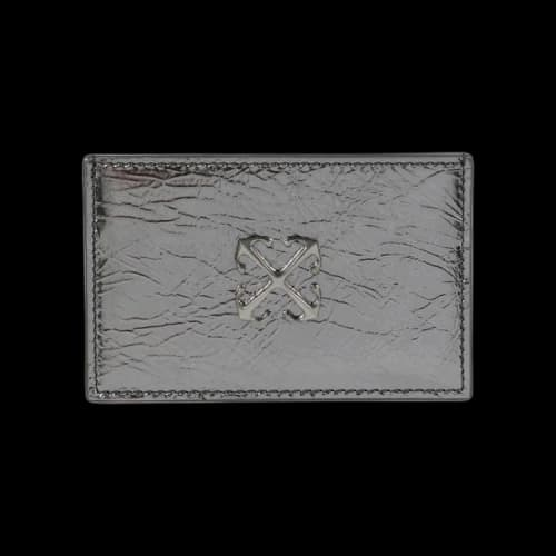 Off-White Jitney Simple Lamina Card Case 'Silver'