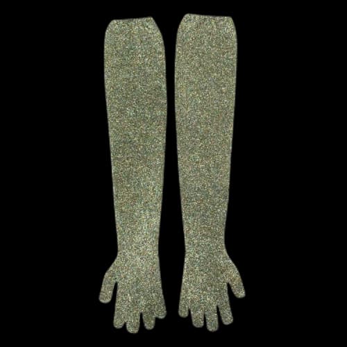 Off-White Sparkling Long Gloves 'Multicolor'