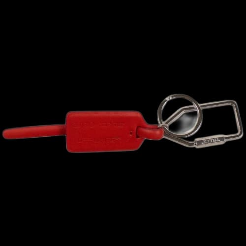 Off-White Ziptie Keyring Keychain 'Red'