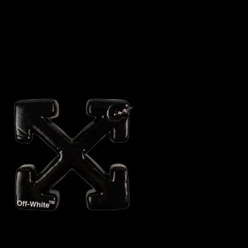 Off-White Spongy Arrow Keyring 'Black'