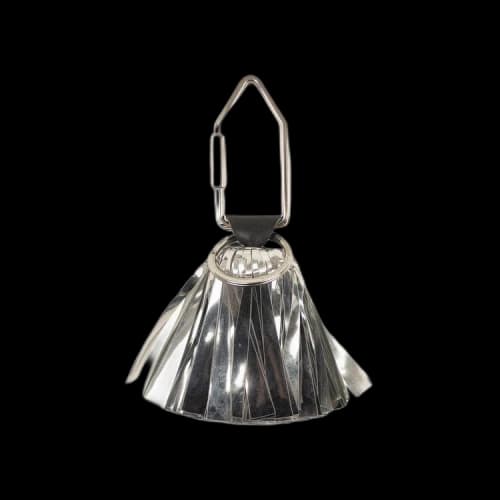 Off-White Pom Pom Keyring 'Silver'