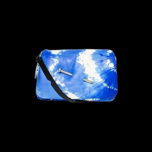 Off-White Nailed Slouchy Clutch 'Blue/Beige'