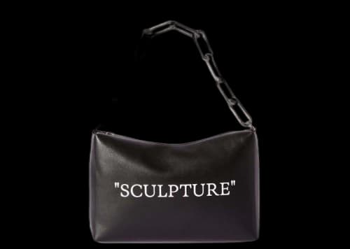 Off-White Block Quote Pouch Black