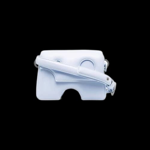 OFF-WHITE Burrow 22 Shoulder Bag Light Blue