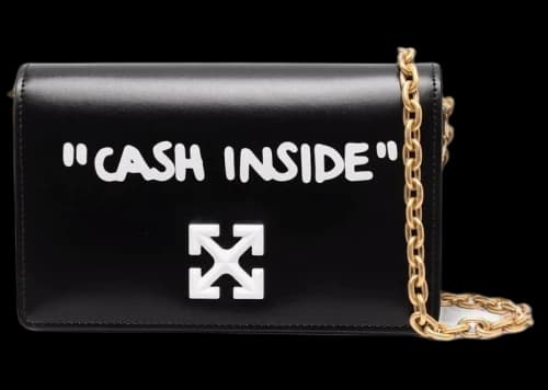 OFF-WHITE Jitney 0.5 Crossbody Bag Black