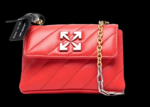 OFF-WHITE Jackhammer-17 Shoulder Bag Red