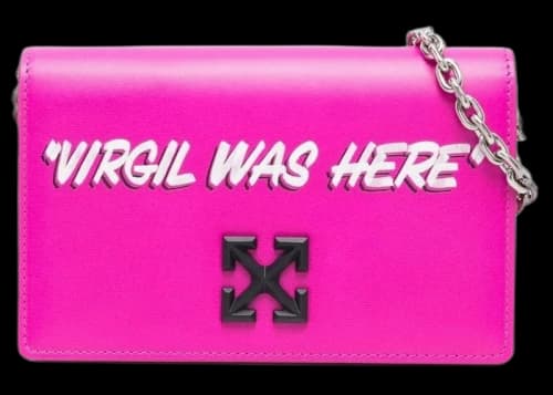 OFF-WHITE Arrows Motif Crossbody Bag Pink