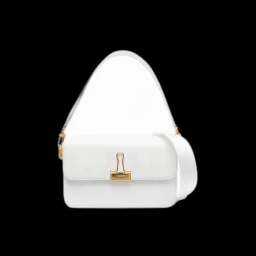 OFF-WHITE Plain Binder M Shoulder Bag White