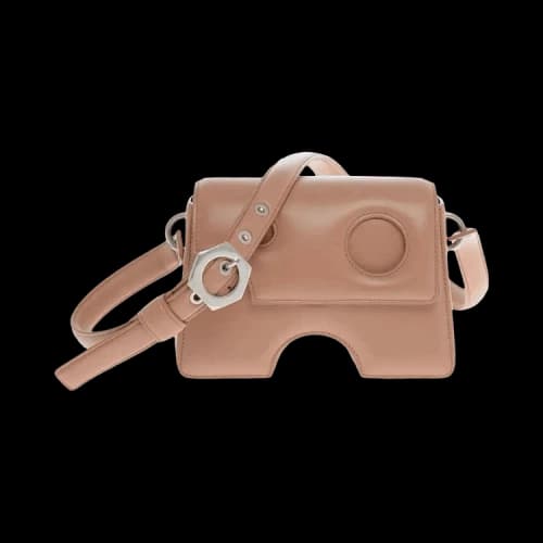 OFF-WHITE Jitney 2.8 New Meteor Shoulder Bag Camel
