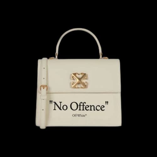 Off-White Jitney 2.8 Quote Top Handle 'Beige/Black'