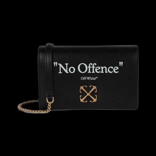 Off-White Jitney 0.5 Quote Shoulder Bag 'Black/White'
