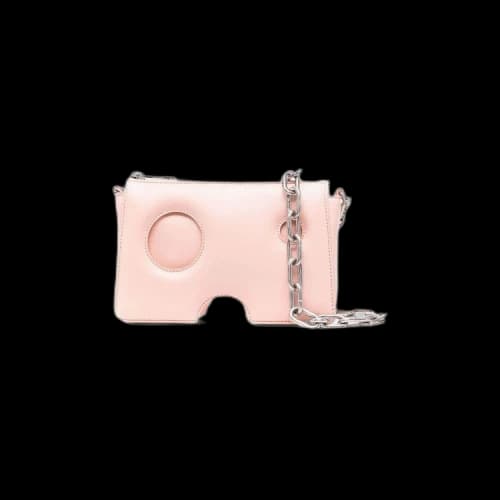 OFF-WHITE Burrow Zipped Pouch 20 Pink