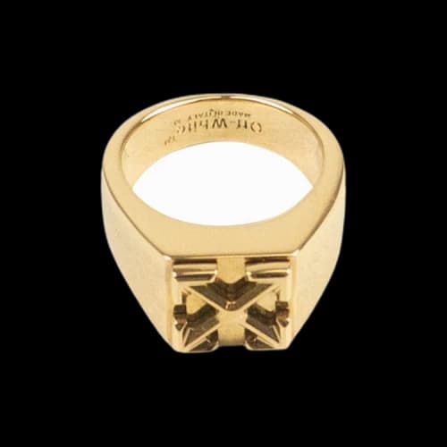 Off-White Arrow Logo Ring 'Gold'