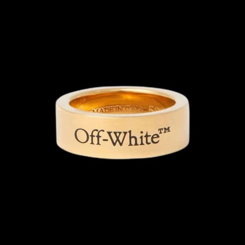 Off-White Logo Ring 'Gold'