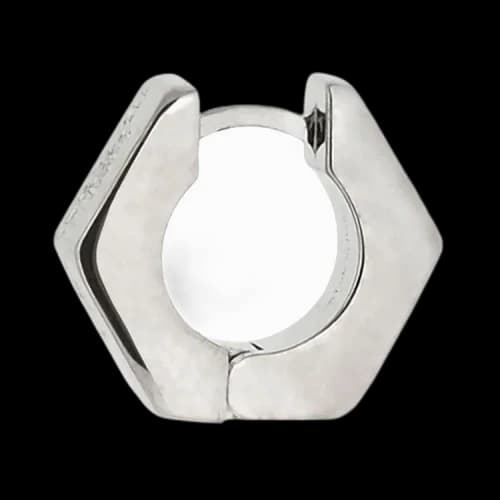Off-White Mono Hexnut Earring 'Silver'