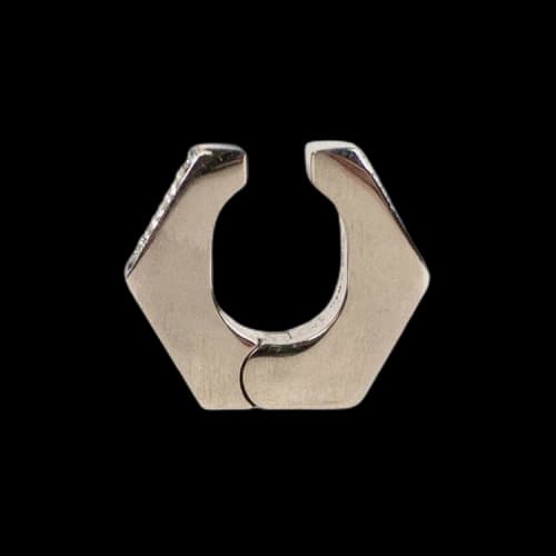 Off-White Mono Hexnut Ear Cuff 'Silver'