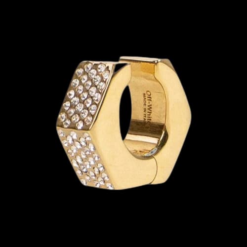 Off-White Mono Hexnut Ear Cuff 'Gold'