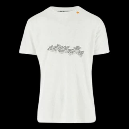 Off-White SS21 Logo Printing Round Neck Short Sleeve Ordinary Version White