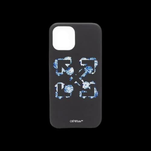 Off-White Floral Arrow iPhone 12 Pro Max Case 'Black/Blue'