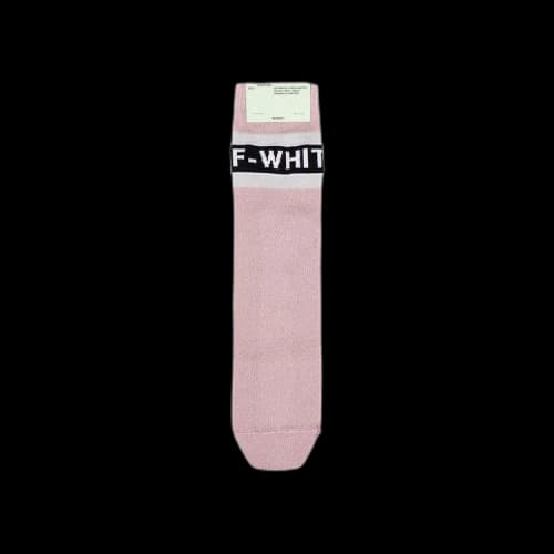 Off-White Medium Industrial Logo Crew Socks 'Pink'