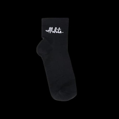 Off-White Signature Logo Socks 'Black/White'