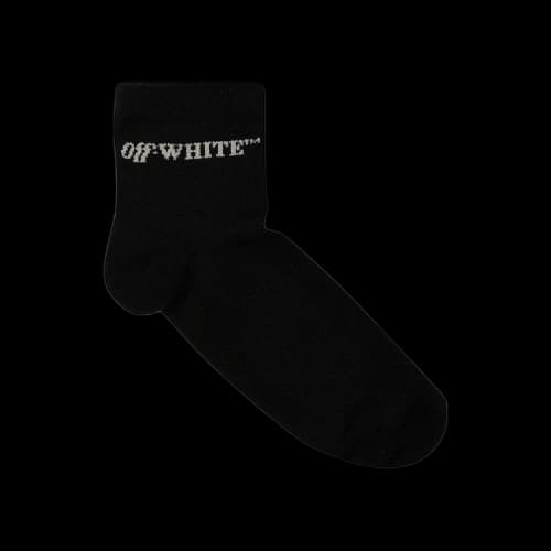 Off-White Slanted Logo Sock 'Black/White'