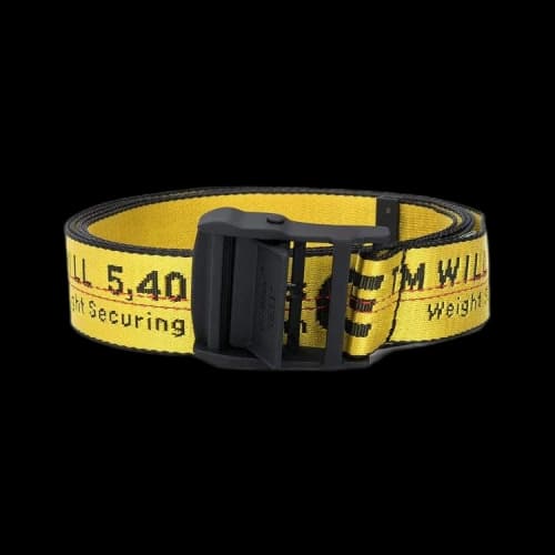 Off-White Classic Industrial Belt 'Yellow/Black'