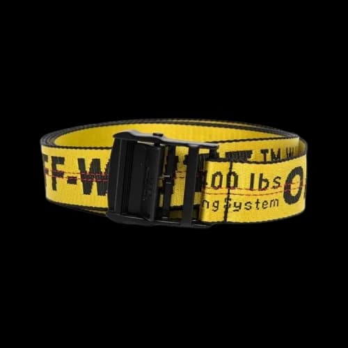 Off-White Classic Industrial Belt 'Yellow/Black'