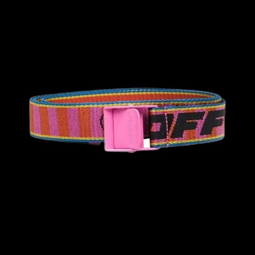 Off-White New Industrial Belt 'Red/Fuchsia'