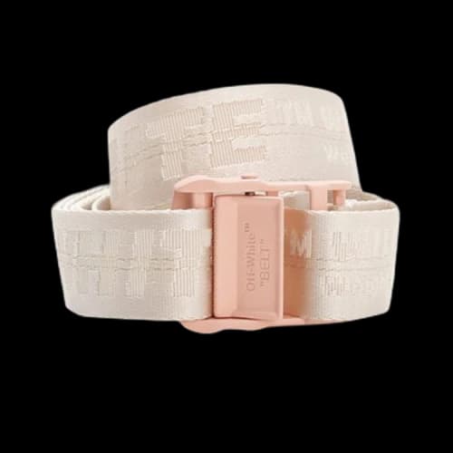 OFF-WHITE Womens 2.0 Industrial Logo Belt White/Pink