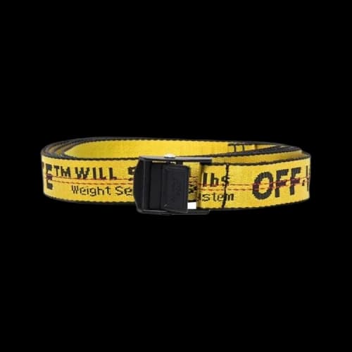 Off-White Mini Industrial Belt 'Yellow/Black'