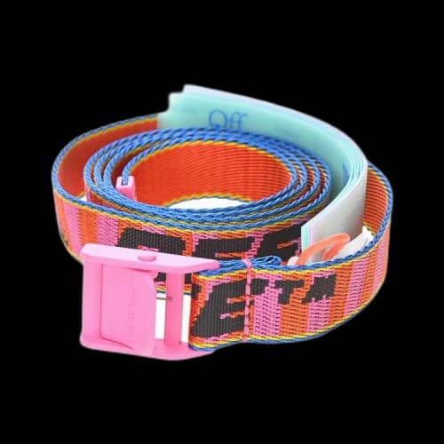 Off-White New Industrial Belt 'Red/Fuchsia'