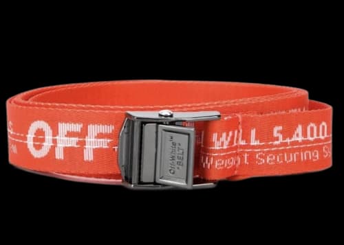 OFF-WHITE Mini Industrial Belt (SS22) Orange