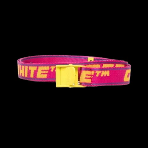 Off-White New Mini Industrial Belt H25 'Fuchsia/Yellow'