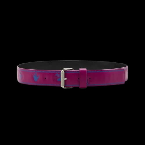 Off-White Rollercoaster Buckle Belt 'Fuchsia/Blue'