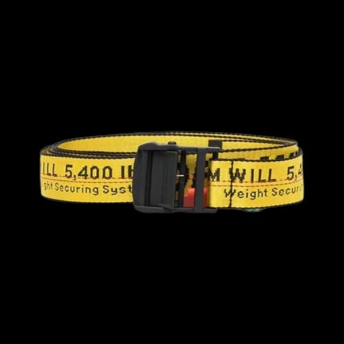 OFF-WHITE Women's Classic Industrial Belt Yellow/Black