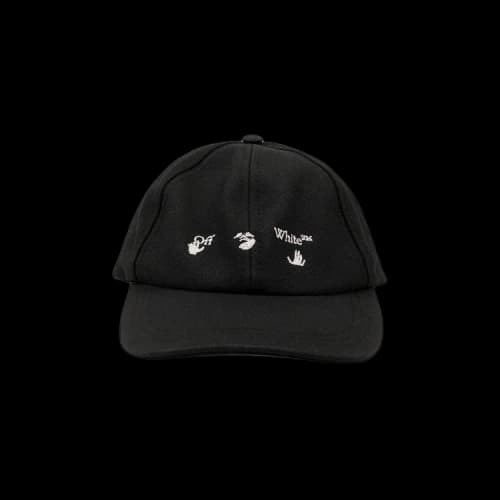 Off-White Melted Bandana Beaseball Cap 'Black/Pink'