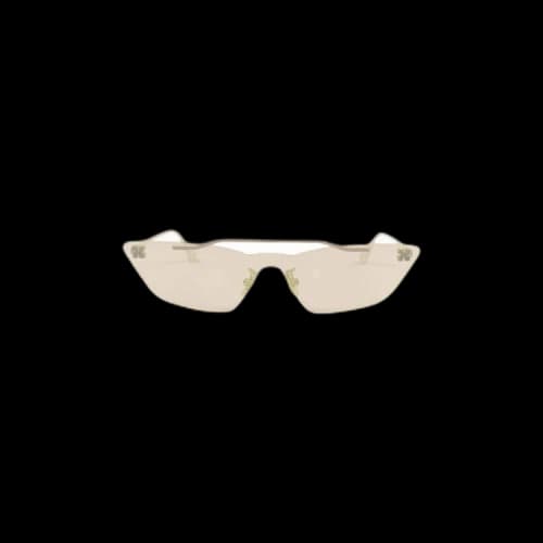 Off-White Metal Mask Sunglasses 'White'