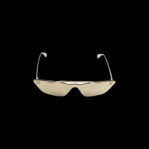 Off-White Cay Eye Metal Mask Sunglasses 'Grey'