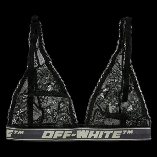 Off-White Lace Bra 'Black'