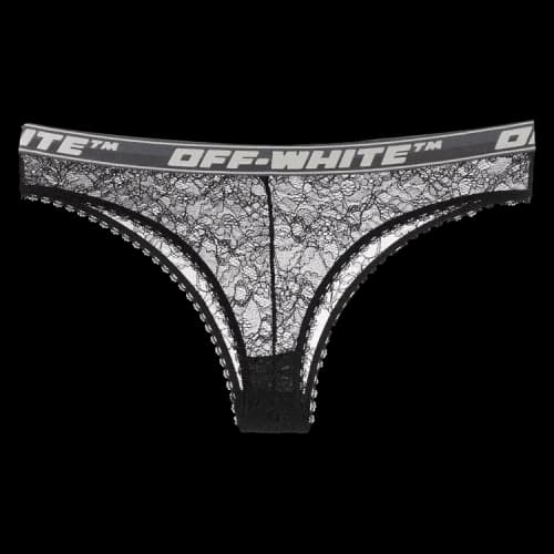 Off-White Lace Slip 'Black'