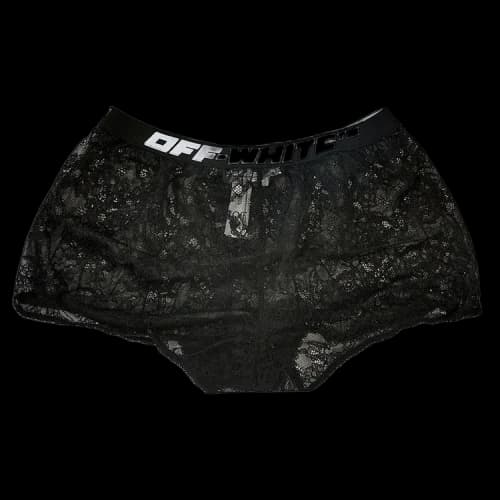 Off-White Lace Shorts 'Black'