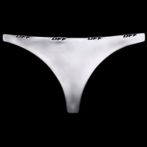 Off-White Basic Rib Brief 'White'
